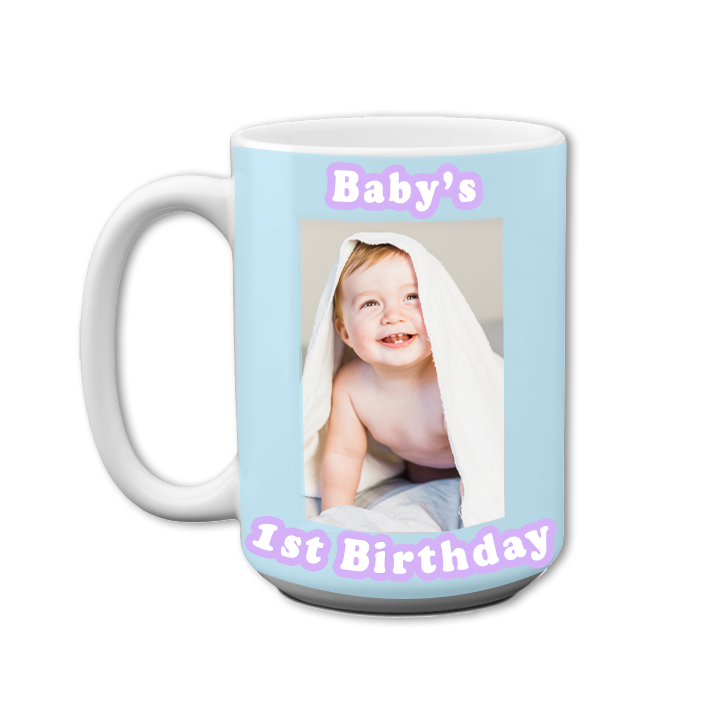 Baby's 1st Birthday Mug