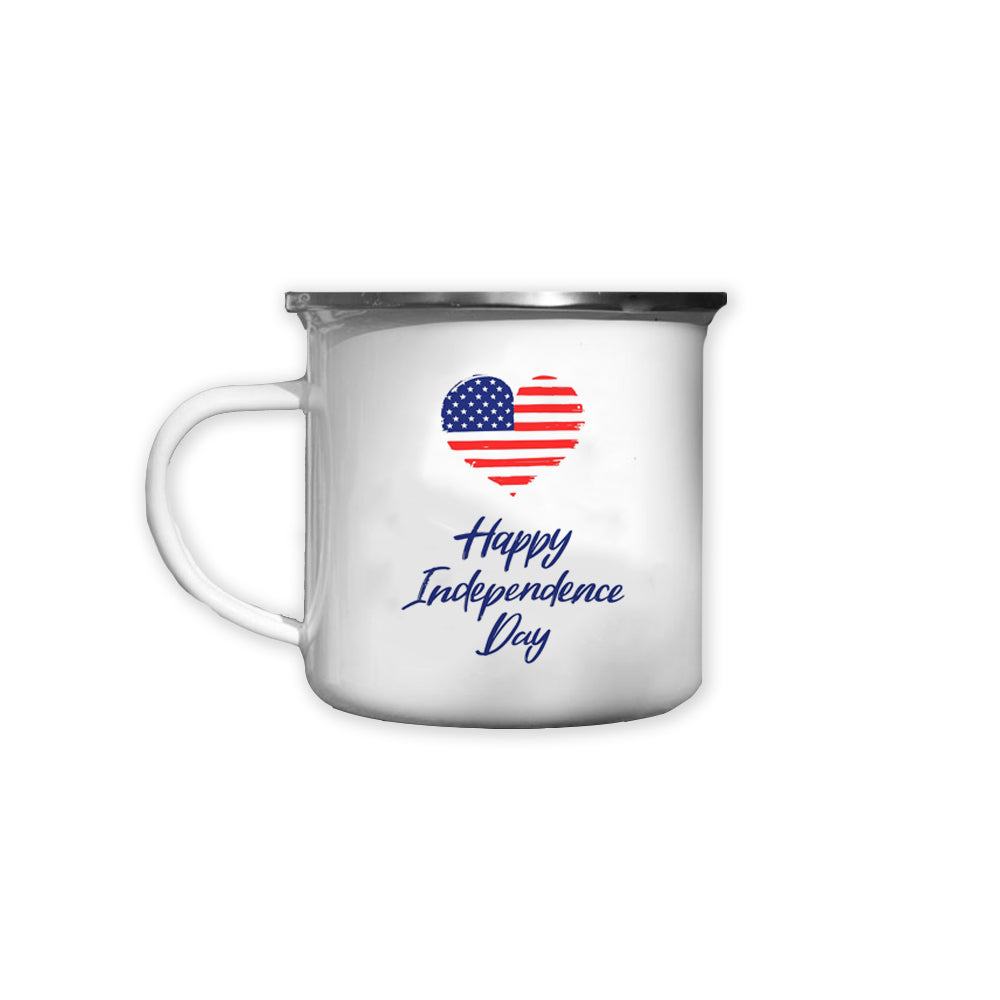 Happy Independence Day Camping Mug