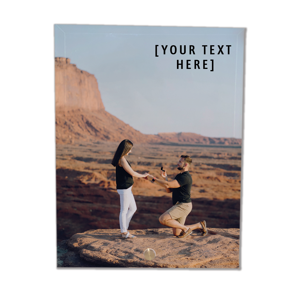 Custom Photo Glass (8x10")