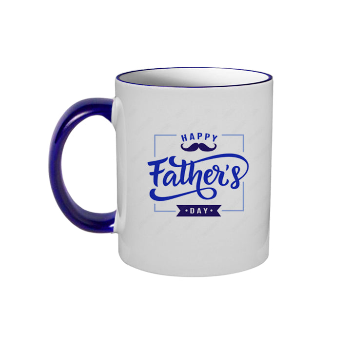 Happy Father's Day Cobalt Blue Mug (11oz)