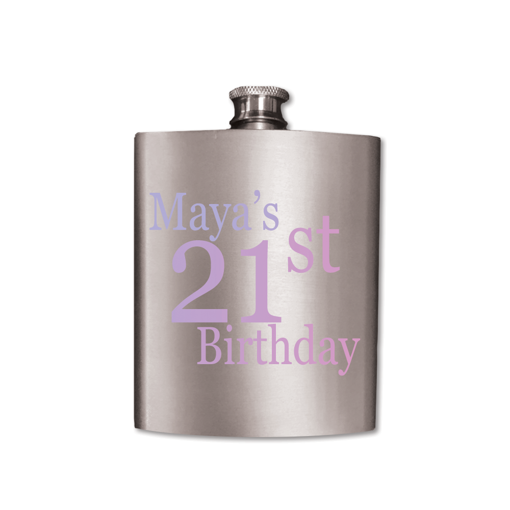 Create-Your-Own Stainless Steel Flask