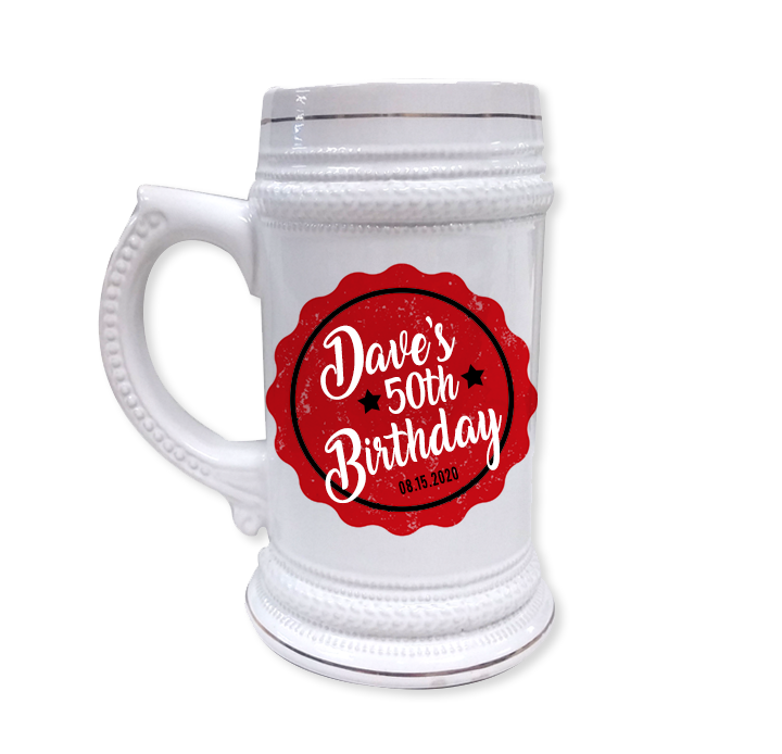 Beer Lover's Birthday German Stein