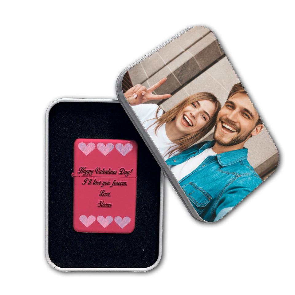 Custom Photo/Message Valentines Gift Lighter