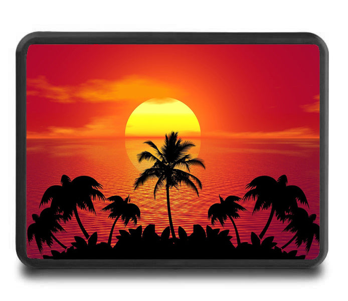 Sunset Personalized Trailer Hitch Cover