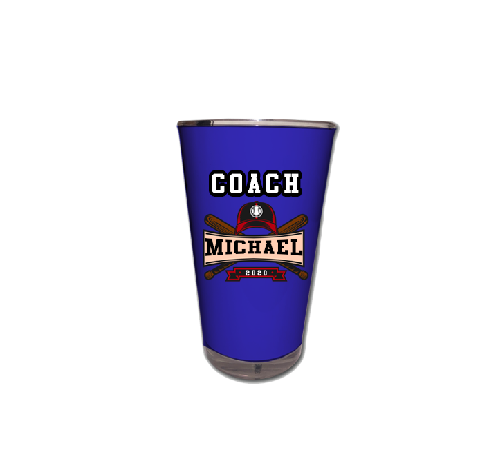 Coach's Gift Personalized Pint Glass