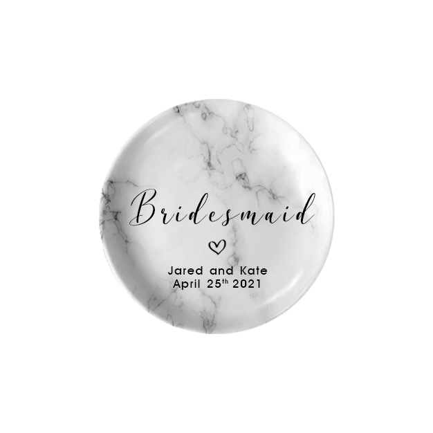 Marble Bridesmaid Gift Ring Dish