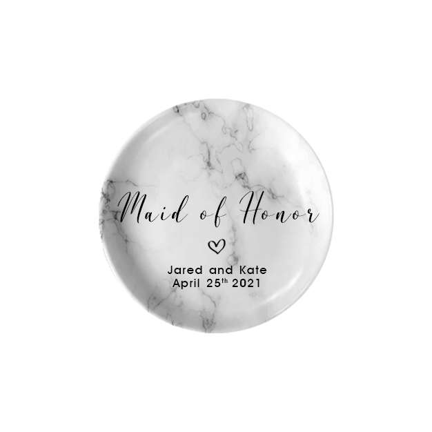 Marble Bridesmaid Gift Ring Dish