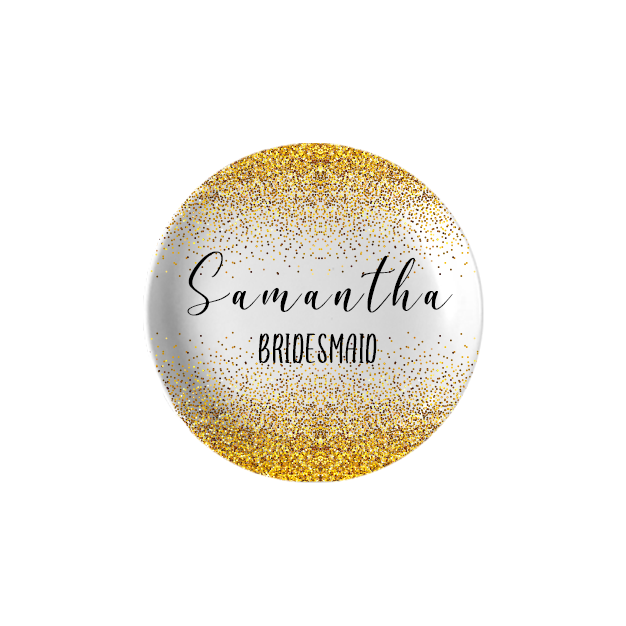 Colorful Glitter Bridesmaid Ring Dish