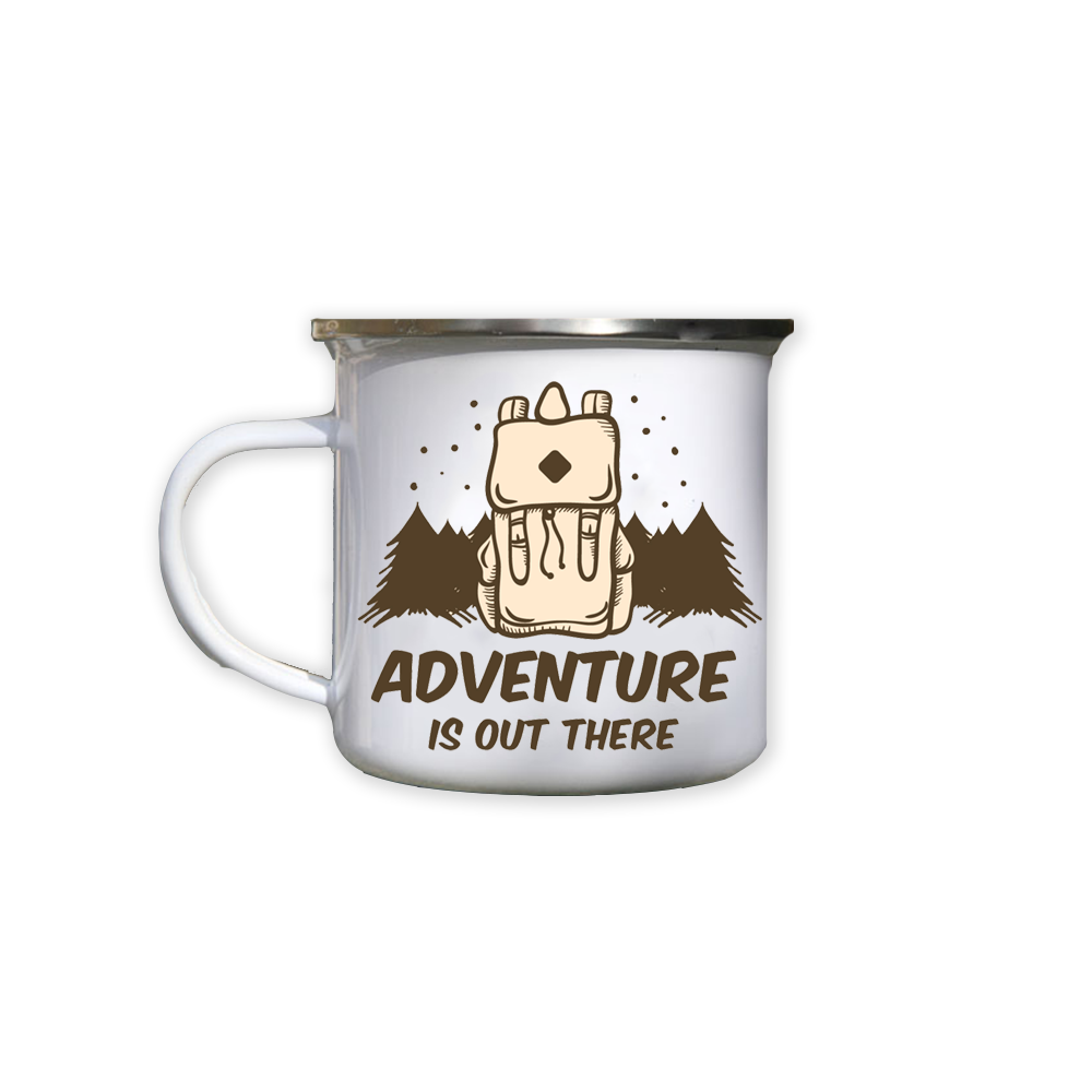 Adventure is Out There Camping Mug