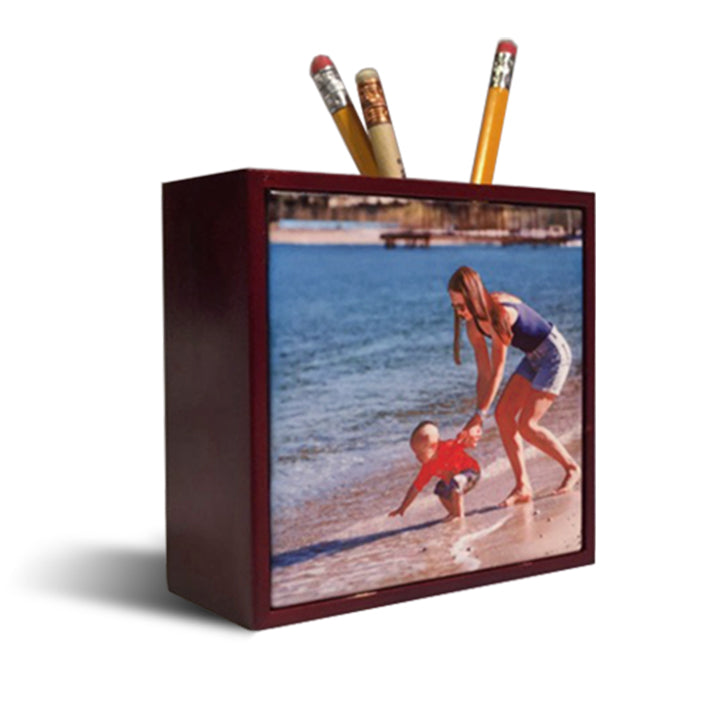 Personalized Photo Pencil Holder
